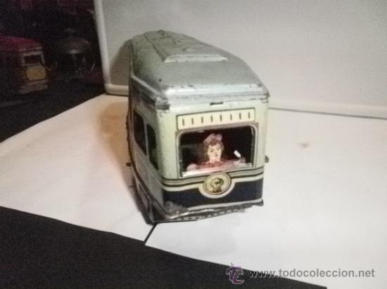 Juguetes antiguos de hojalata: TRANVIA  DE RICO - Foto 3