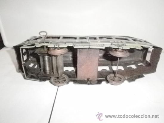 Juguetes antiguos de hojalata: TRANVIA  DE RICO - Foto 5