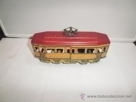 Juguetes antiguos de hojalata: TRANVIA DE JYESA - Foto 2