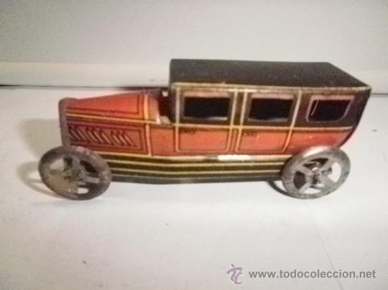 Juguetes antiguos de hojalata: TAXI RICO - Foto 1
