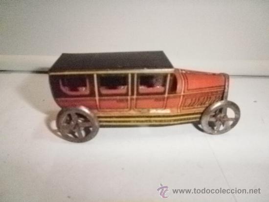 Juguetes antiguos de hojalata: TAXI RICO - Foto 2