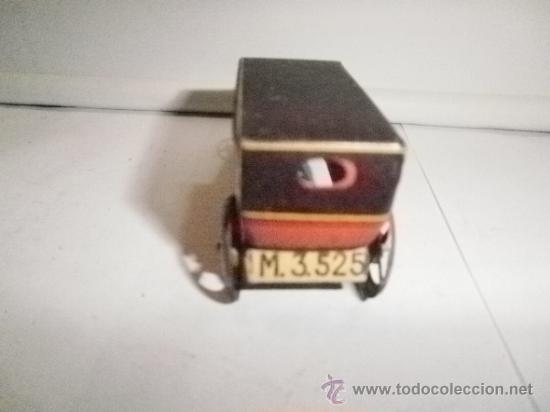 Juguetes antiguos de hojalata: TAXI RICO - Foto 4