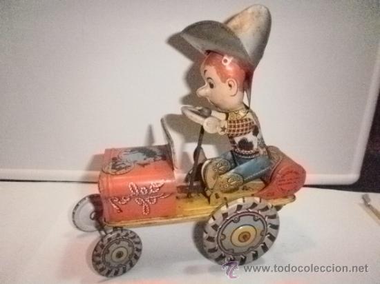 Juguetes antiguos de hojalata: RODEO  JOE MADE IN U.S.A. - Foto 1