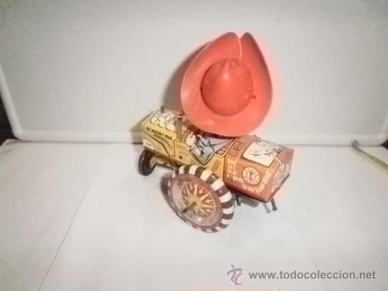 Juguetes antiguos de hojalata: JINETE MILTON BERLE - Foto 3