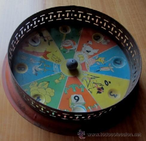 Juguetes antiguos de hojalata: ANTIGUO JUEGO DE BOLA - Foto 1