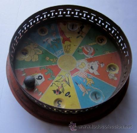 Juguetes antiguos de hojalata: ANTIGUO JUEGO DE BOLA - Foto 2