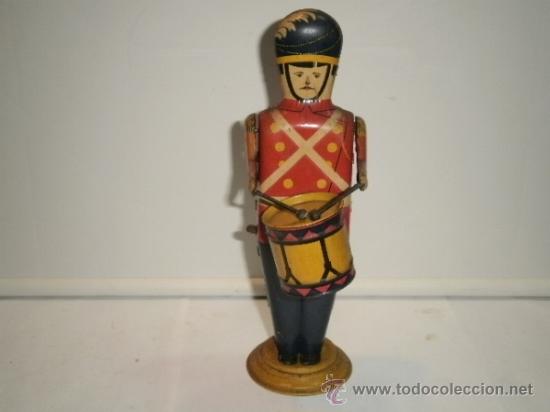 Juguetes antiguos de hojalata: TAMBORILERO DE RICO - Foto 1