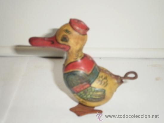 Juguetes antiguos de hojalata: PATO DE RICO - Foto 1
