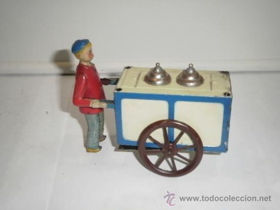 Juguetes antiguos de hojalata: HELADERO DE RICO - Foto 6