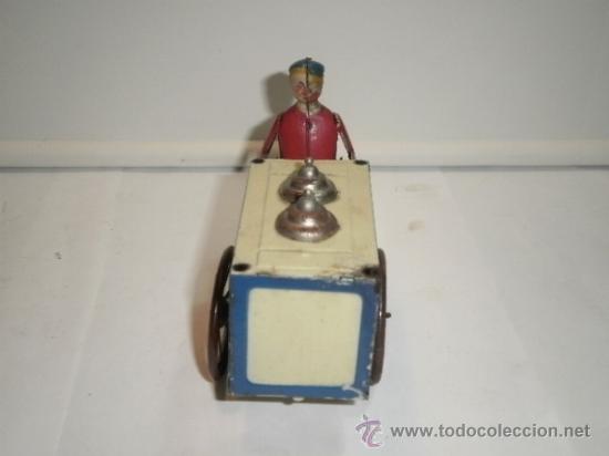 Juguetes antiguos de hojalata: HELADERO DE RICO - Foto 2