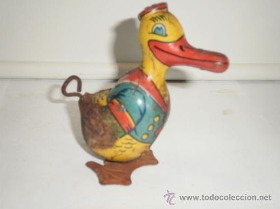 Juguetes antiguos de hojalata: PATO DE RICO - Foto 5