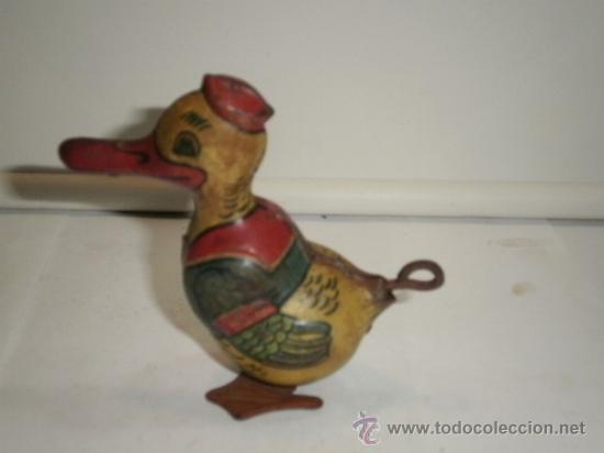 Juguetes antiguos de hojalata: PATO DE RICO - Foto 4
