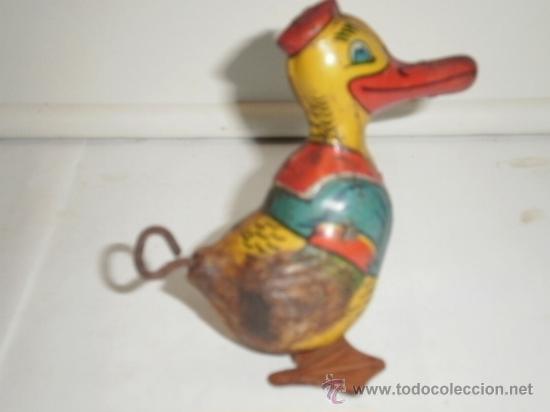 Juguetes antiguos de hojalata: PATO DE RICO - Foto 3