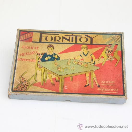Juguetes antiguos de hojalata: Furnitoy de Hispa - Foto 1