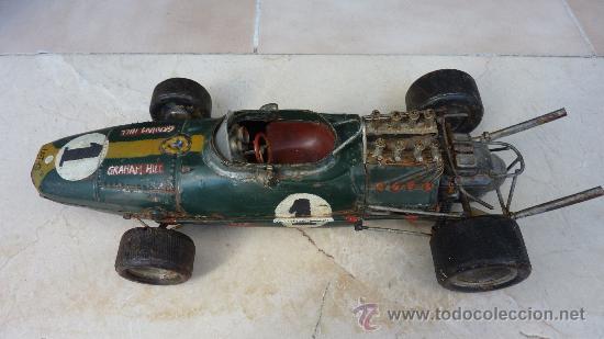 Juguetes antiguos de hojalata: F1 antiguo de hojalata 35cm - Foto 1