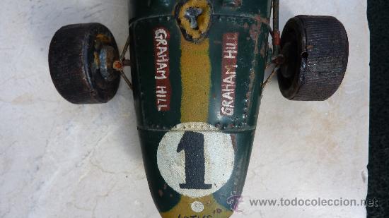 Juguetes antiguos de hojalata: F1 antiguo de hojalata 35cm - Foto 2