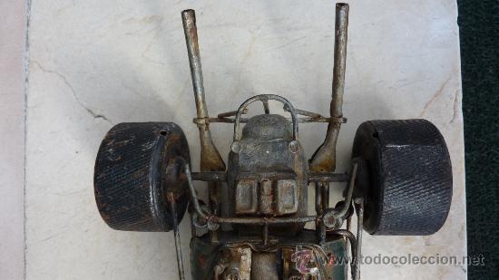Juguetes antiguos de hojalata: F1 antiguo de hojalata 35cm - Foto 3