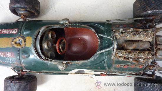 Juguetes antiguos de hojalata: F1 antiguo de hojalata 35cm - Foto 4