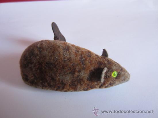 Juguetes antiguos de hojalata: ANTIGUO RATON DE HOJALATA - FUNCIONA - Foto 3