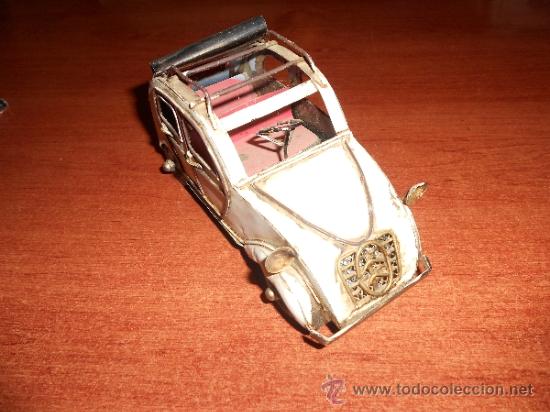 Juguetes antiguos de hojalata: COCHE DE HOJALATA, CITROEN - Foto 1