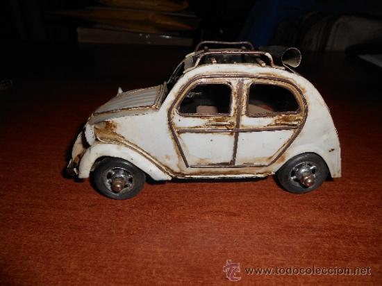 Juguetes antiguos de hojalata: COCHE DE HOJALATA, CITROEN - Foto 7
