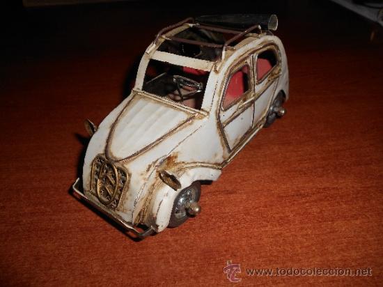 Juguetes antiguos de hojalata: COCHE DE HOJALATA, CITROEN - Foto 6