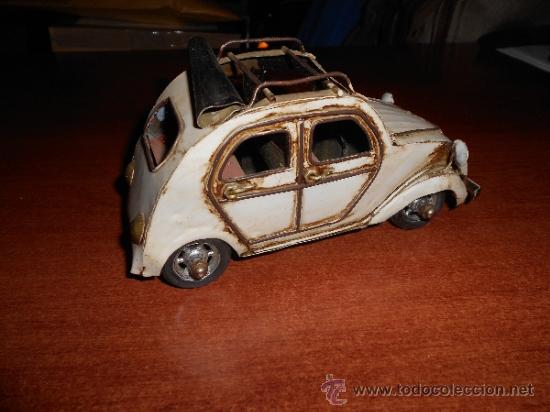Juguetes antiguos de hojalata: COCHE DE HOJALATA, CITROEN - Foto 4