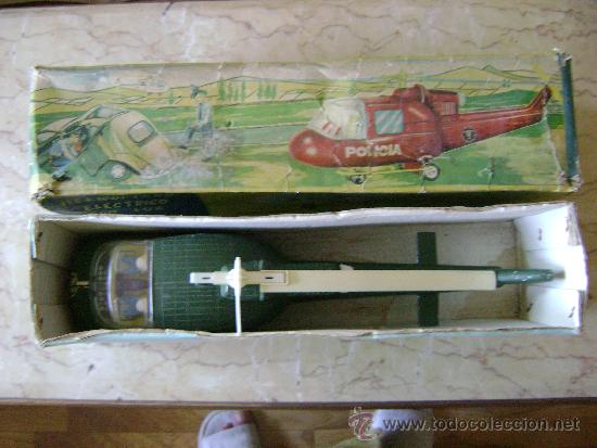Juguetes antiguos de hojalata: HELICOPTERO DE JYESA - Foto 7