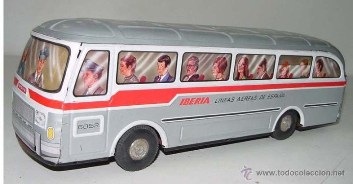 antiguo coche autobus juguete escala paya stude - Compra venta en  todocoleccion