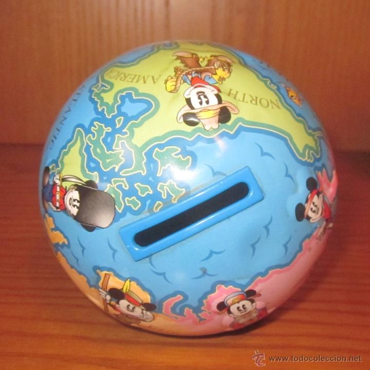 Juguetes antiguos de hojalata: HUCHA MICKEY MOUSE,DISNEY,NESTL&Eacute; MINI EGGS - Foto 2