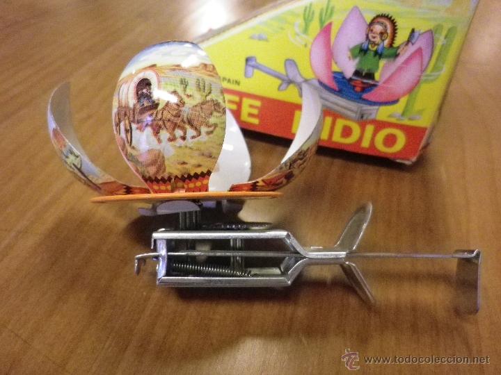 Juguetes antiguos de hojalata: Jefe indio de Molto - Foto 1