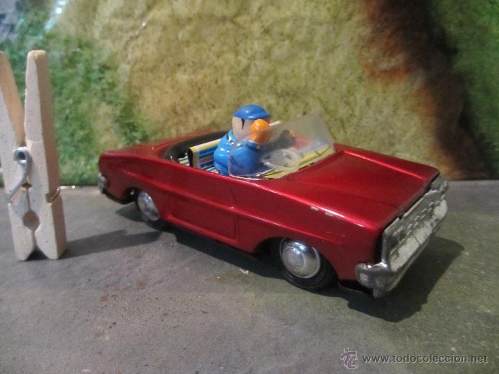 Juguetes antiguos de hojalata: coche de chapa - Foto 1