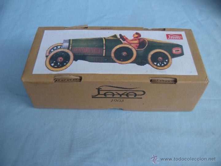Juguetes antiguos de hojalata: COCHE DE PAY&Aacute; EN SU CAJA - Foto 5