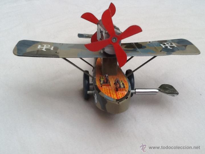 Juguetes antiguos de hojalata: Hidroavi&oacute;n de hojalata - Foto 4