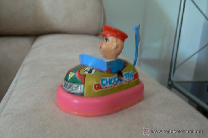 Juguetes antiguos de hojalata: COCHE DE CHOQUE DE HOJALATA - Foto 2