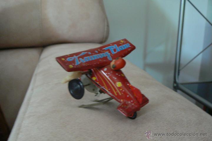Juguetes antiguos de hojalata: AVION DE HOJALATA - Foto 3