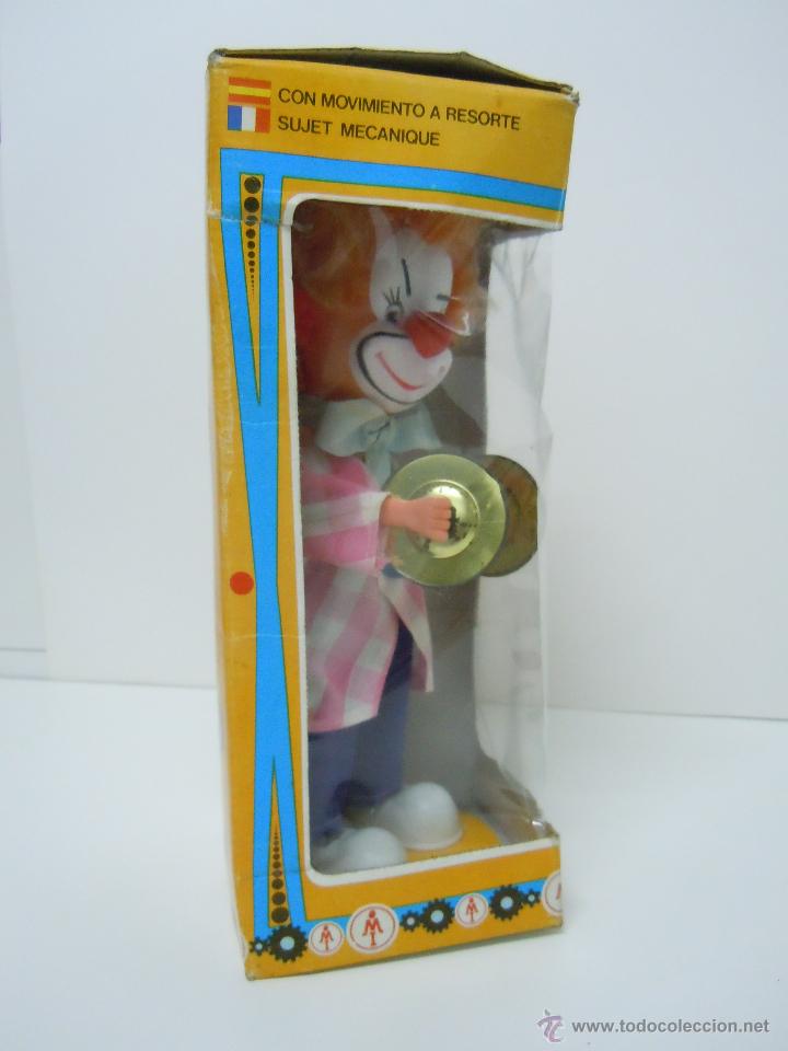Juguetes antiguos de hojalata: PAYASO ANTIGUO DE CUERDA - Foto 2