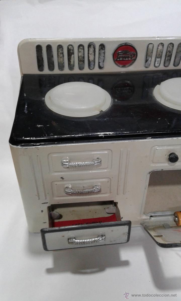 Juguetes antiguos de hojalata: Cocinita paya - Foto 2