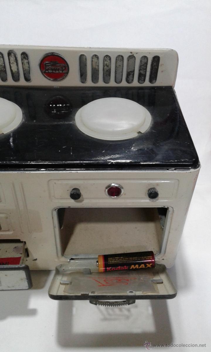 Juguetes antiguos de hojalata: Cocinita paya - Foto 3