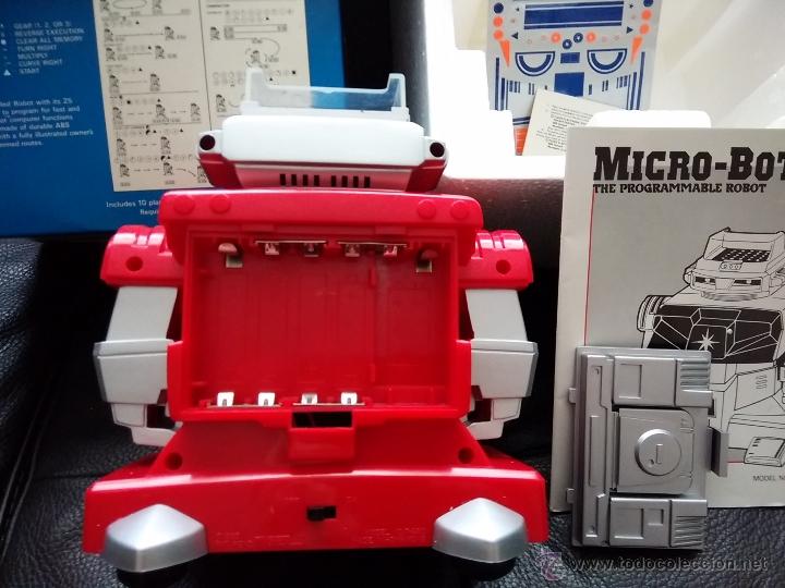 Juguetes antiguos de hojalata: Nuevo a Estrenar de Jugueter&iacute;a THE PROGRAMMABLE ROBOT MICRO-BOT - Foto 3