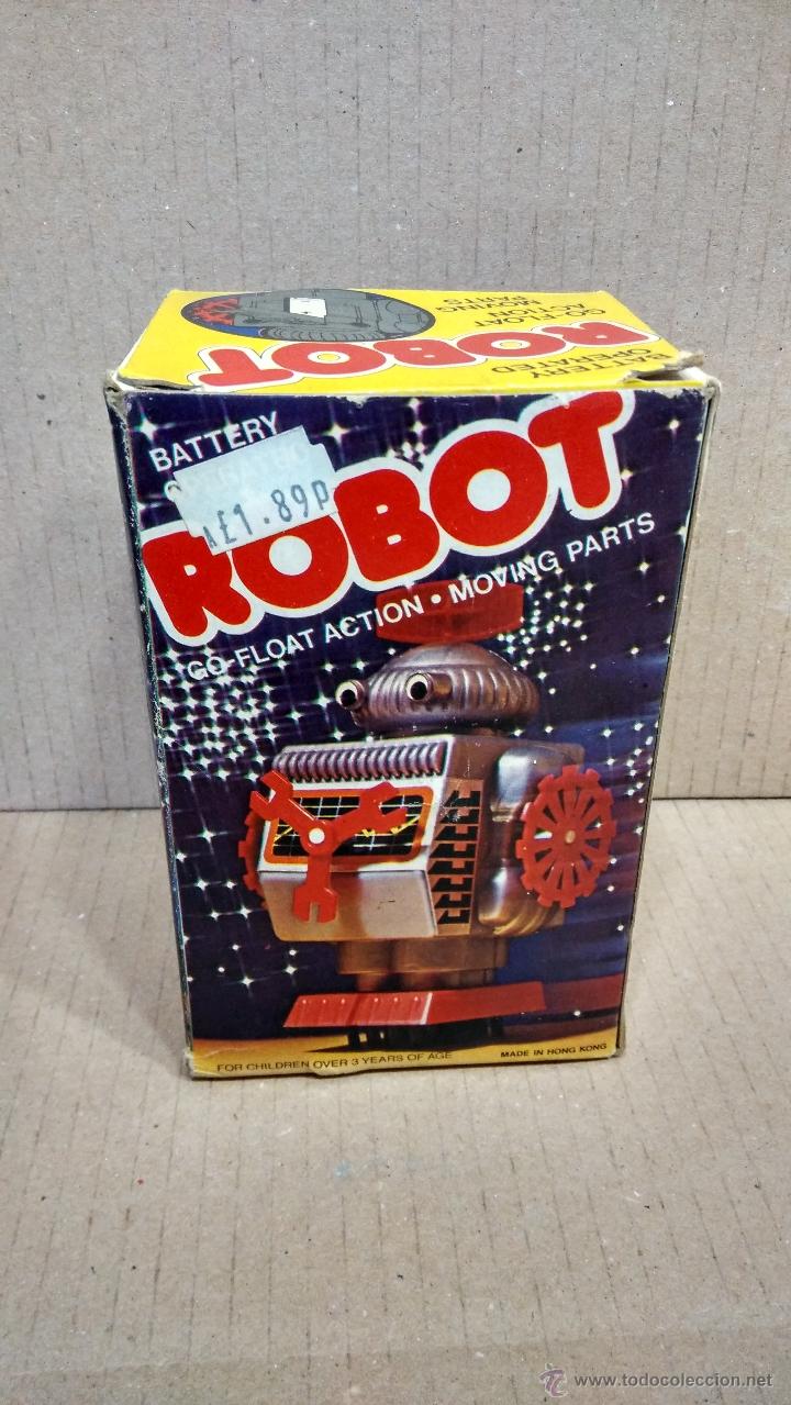 Juguetes antiguos de hojalata: A Estrenar Robot de Pl&aacute;stico Floating Action Robot Funcionando Perfectamente - Foto 1