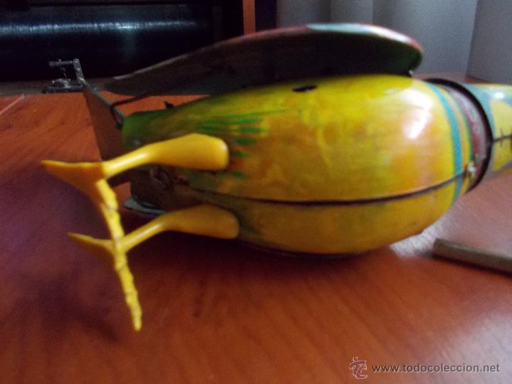 Juguetes antiguos de hojalata: Pajaro cantor de hojalata - Foto 14