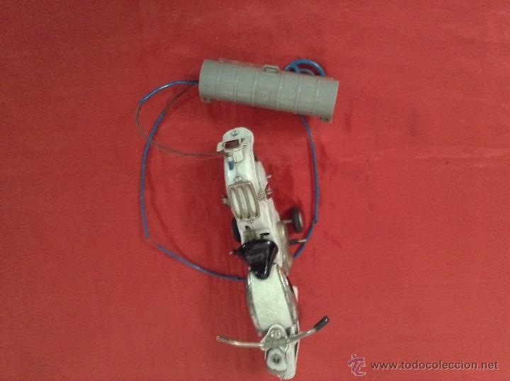 Juguetes antiguos de hojalata: moto bandai - Foto 5