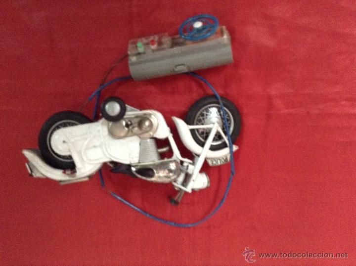 Juguetes antiguos de hojalata: moto bandai - Foto 6