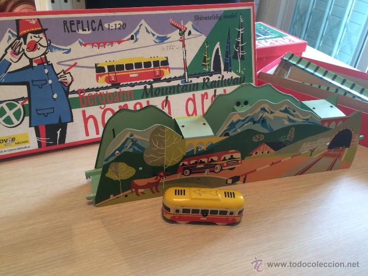Juguetes antiguos de hojalata: Juguete lata Mountain Railway - Foto 1