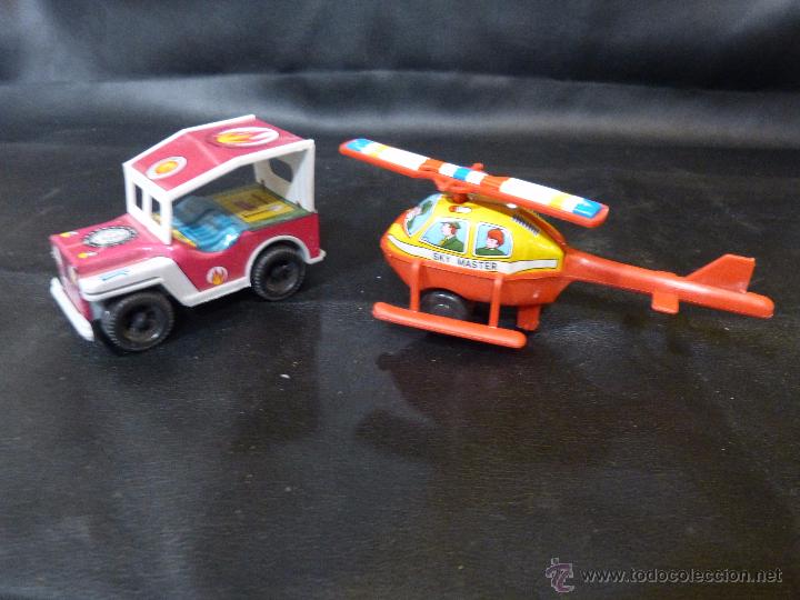 Juguetes antiguos de hojalata: land rover de Payva - Foto 2