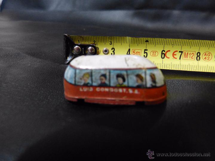 Juguetes antiguos de hojalata: tranvia de hojalata - Foto 1