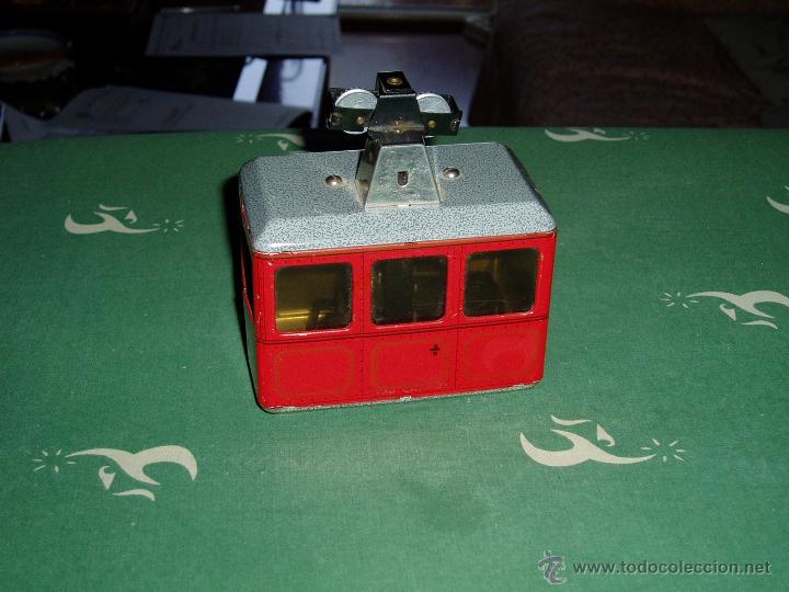 Juguetes antiguos de hojalata: Funicular Alem&aacute;n Hojalata Escala 0 - Foto 3
