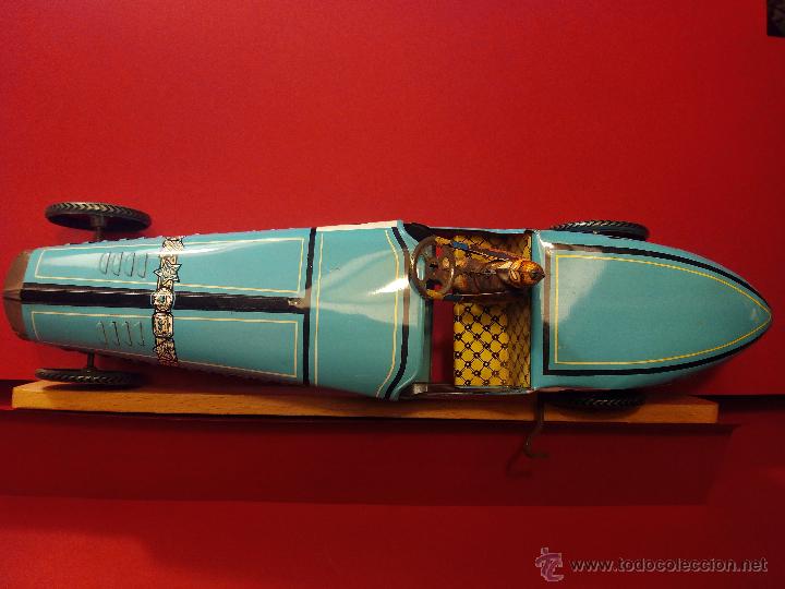 Juguetes antiguos de hojalata: Coche Bugatti de la casa Paya de 1985 - Foto 4