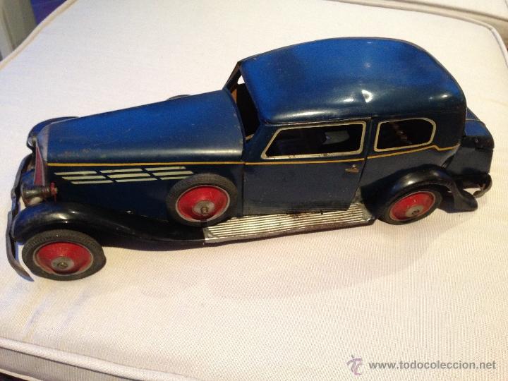 auto sedan de paya original 1934 - Buy Antique Spanish tin toys on